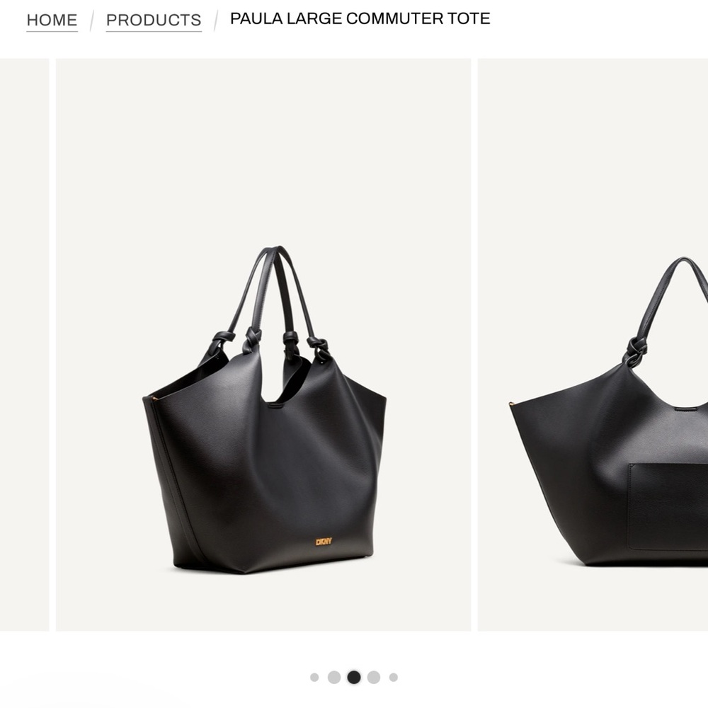 DKNY Paula large Black Tote Bag - Picture 6 of 7